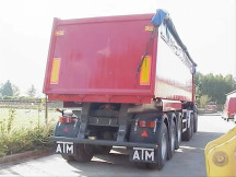 ATM 3 axle tiptrailer with 32m3 aluminium body