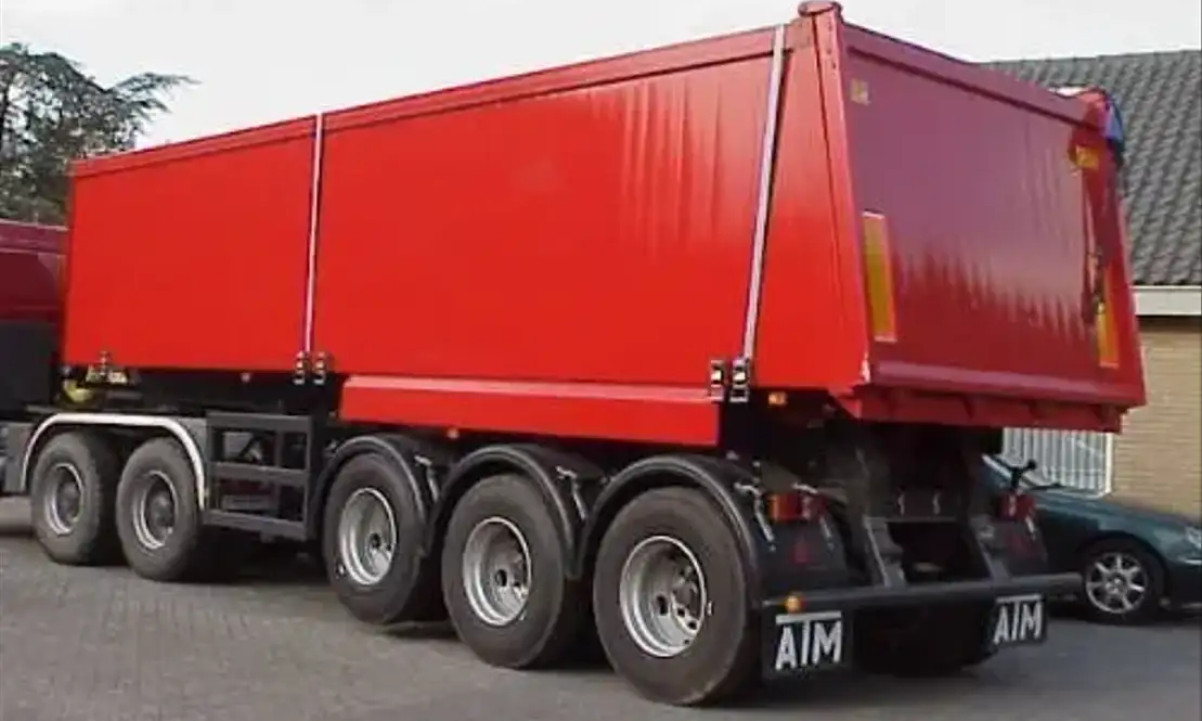 ATM 3 axle Tiptrailer with 32 m3 aluminium body